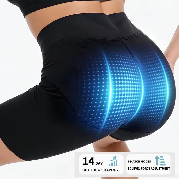 Pantalon de fitness EMS, short de musculation, pantalon de mise en forme du corps, pantalon de levage des fessiers avec masseur à micro-courant pour renforcer le tronc et la région pelvienne