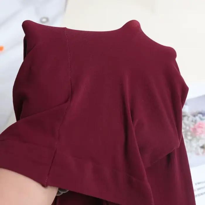 Collants Vintage rouge en velours pour femmes