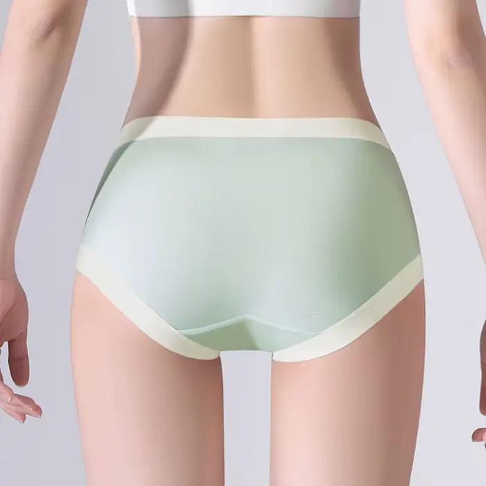 Lot de 4 culottes invisibles sans couture 50S confortables pour femmes