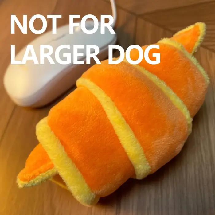 1 jouet en peluche pour chien : nourriture cachée, senteur, vocalisations et mastication, grincement des dents