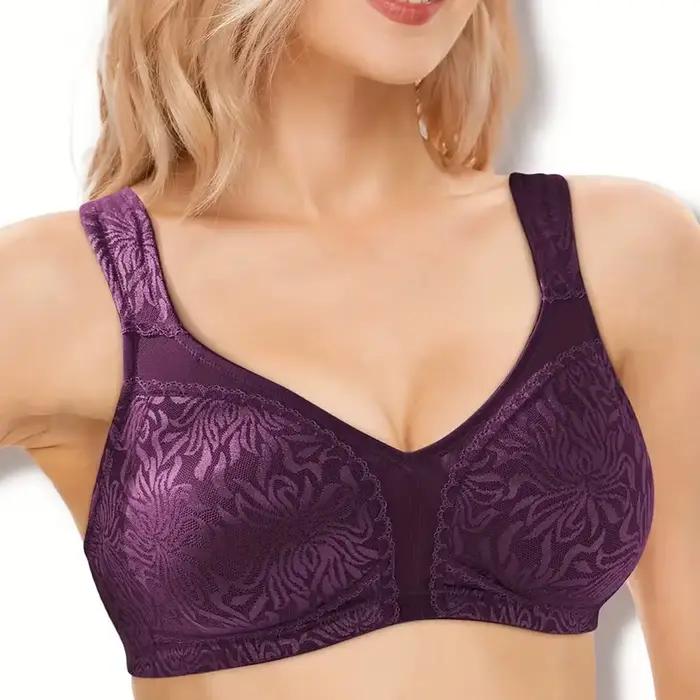 Soutien-gorge femme Lingerie grande pleine tasse soutien Bralette sans fil Sexy brassière BH hauts