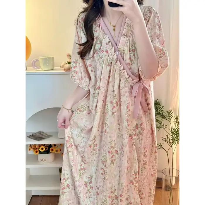 Vêtements de nuit doux pour filles de style japonais