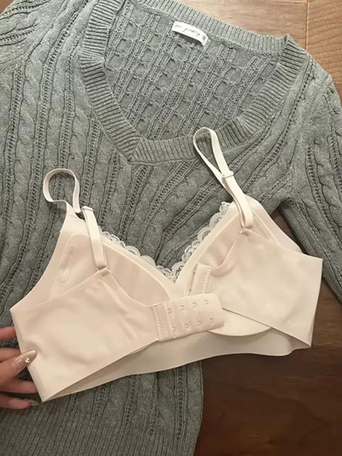 BANERDANNI Soutien-gorge sans couture de style japonais | Lingerie légère d'été à petit buste