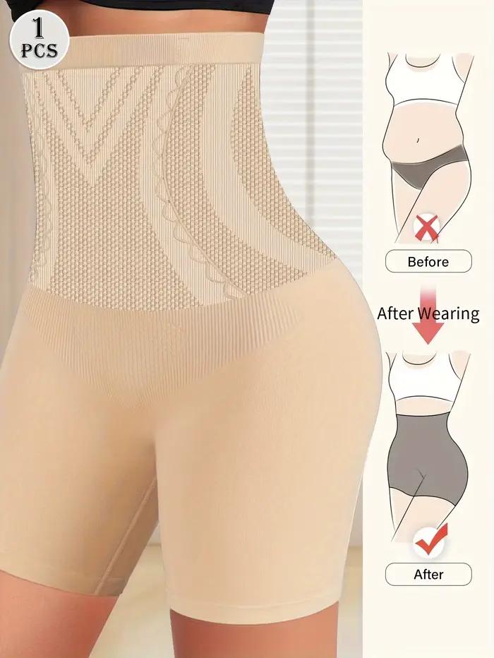 1 pièces taille haute ventre contour culotte sans couture