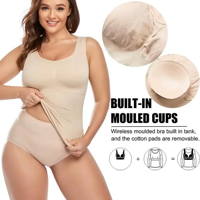 Débardeurs pour femmes avec soutien-gorge intégré