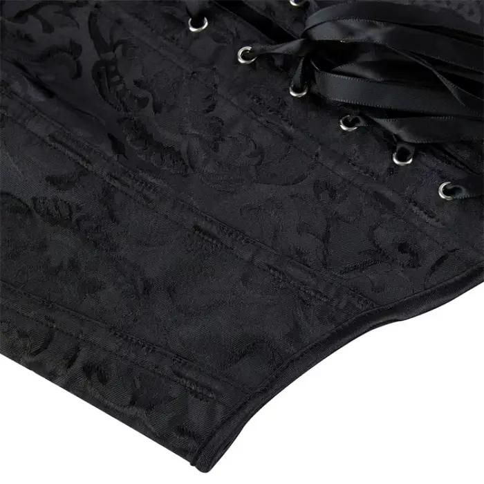 Corset gothique avec bretelles débardeur à lacets Vintage Bustier Steampunk Korsett Shapewear femmes Sexy Corselet Feminino