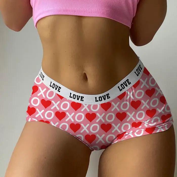Culotte de saint-valentin pour femmes