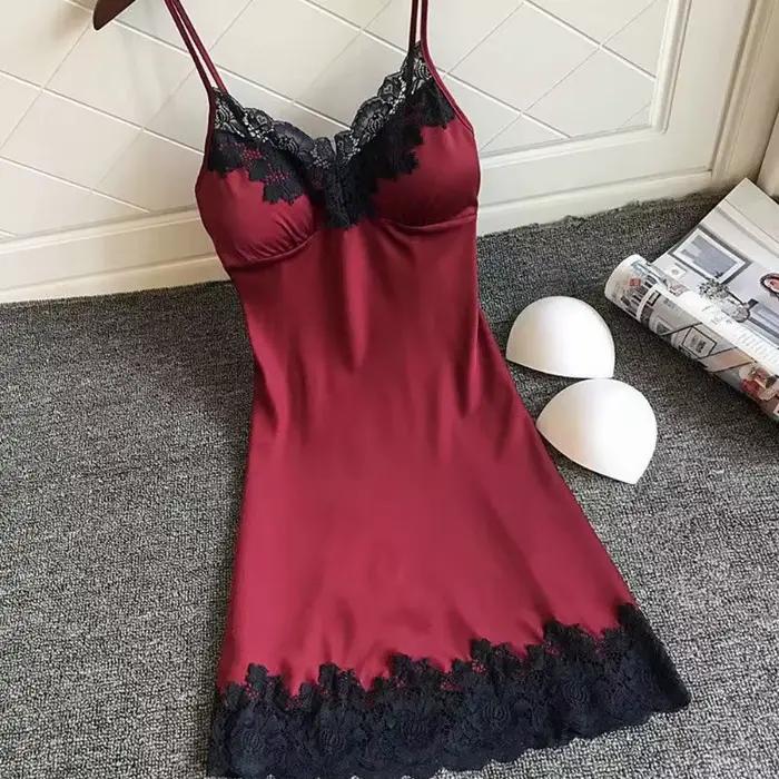 Sexy femmes Robe en soie