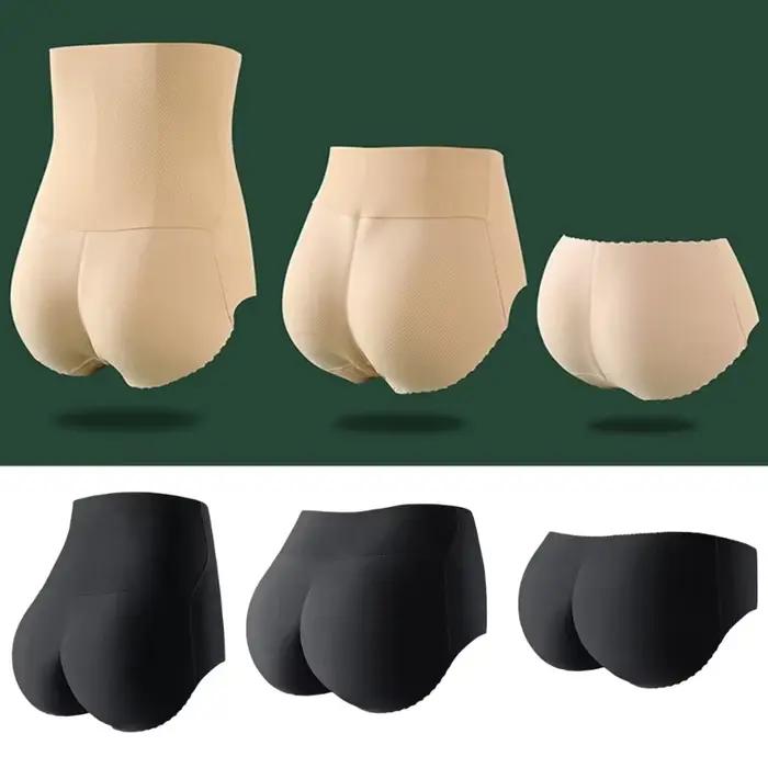 Femmes bout à bout rembourré contrôle culotte hanche rehausseur sous-vêtements Bodyshaper