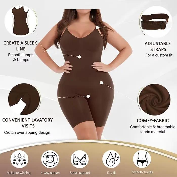 Combinaison dos nu sans couture, combinaison amincissante, vêtements en saillie à couverture complète, cuisse mince, corps imbibé, bas du corps, shaper, tambours chauds, nouveau