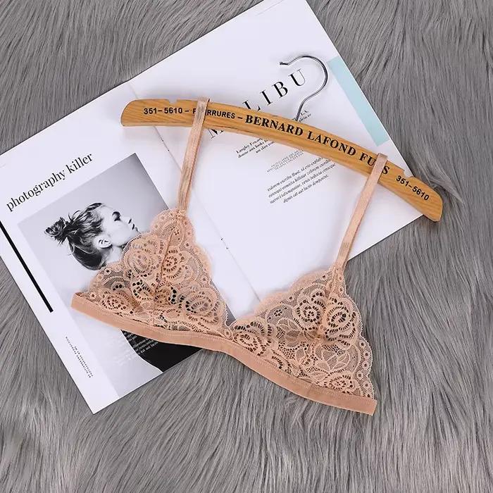 Soutien-gorge fin sans coussinet de poitrine pour femmes