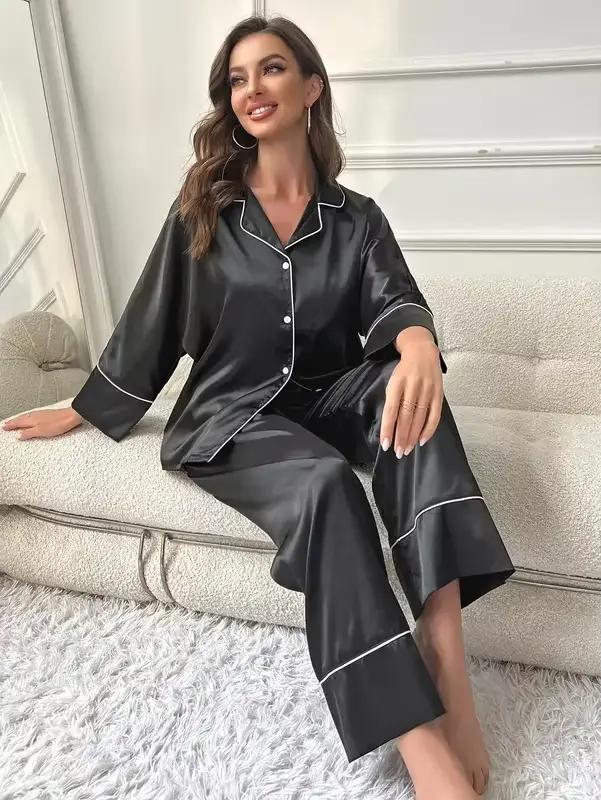 Ensemble pyjama femme vêtements de nuit costume