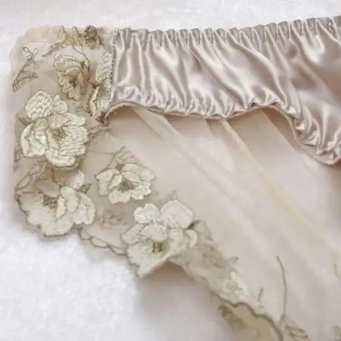Culotte sexy en soie 100% naturelle pour femme