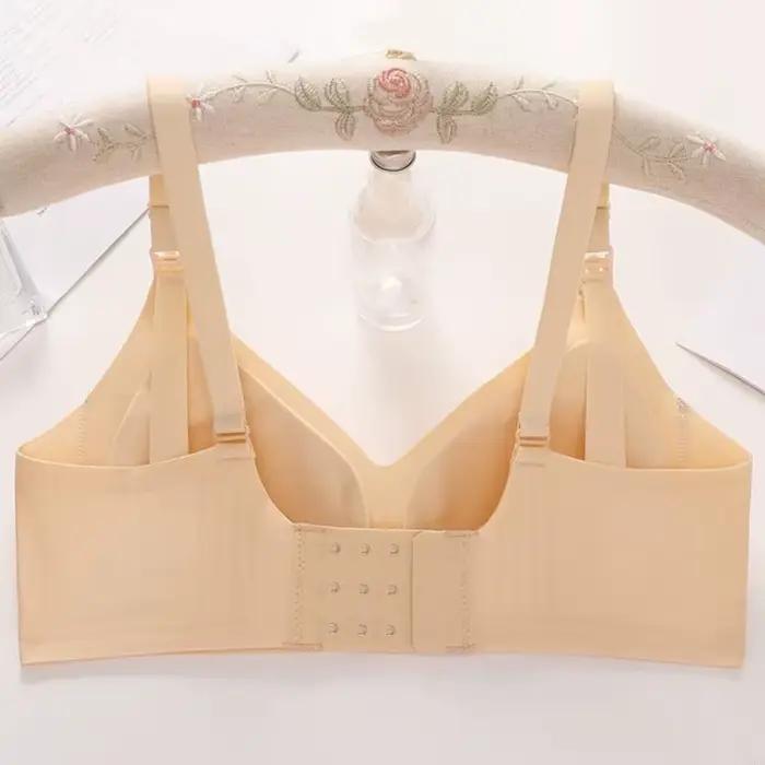 Soutien-gorge d'allaitement lisse offrant soutien doux respirant pour améliorer le confort levage pendant grossesse