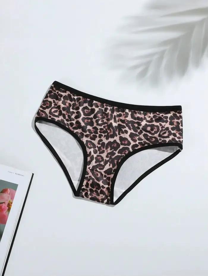 Lot de 7 nouvelles culottes bikini imprimées en soie de lait