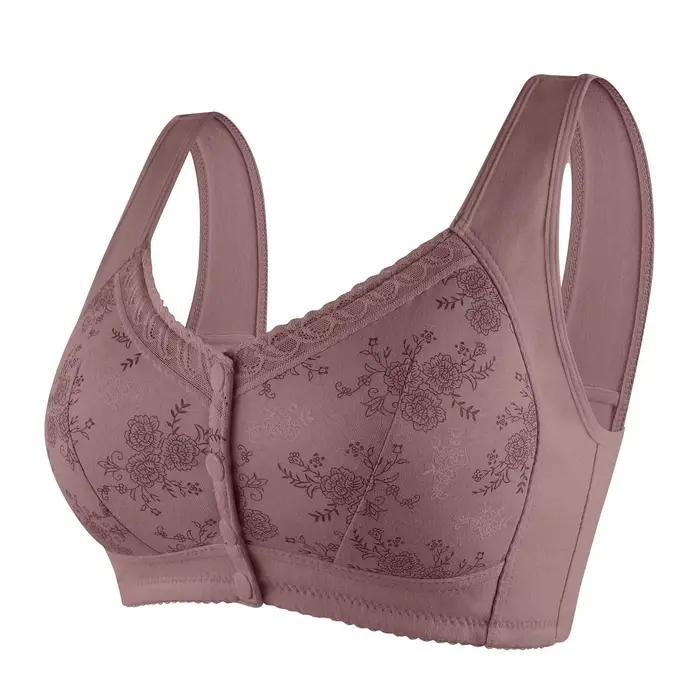 Soutien-gorge à structure ouverte pour mère, sous-vêtements, grande taille, sans anneau en acier, section fine, émail spinal, respirant