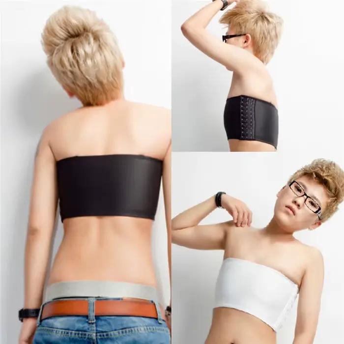 Tomboy-Soutien-Gorge Intime Crop Les Lesbiennes Slim Chest Breast Binder