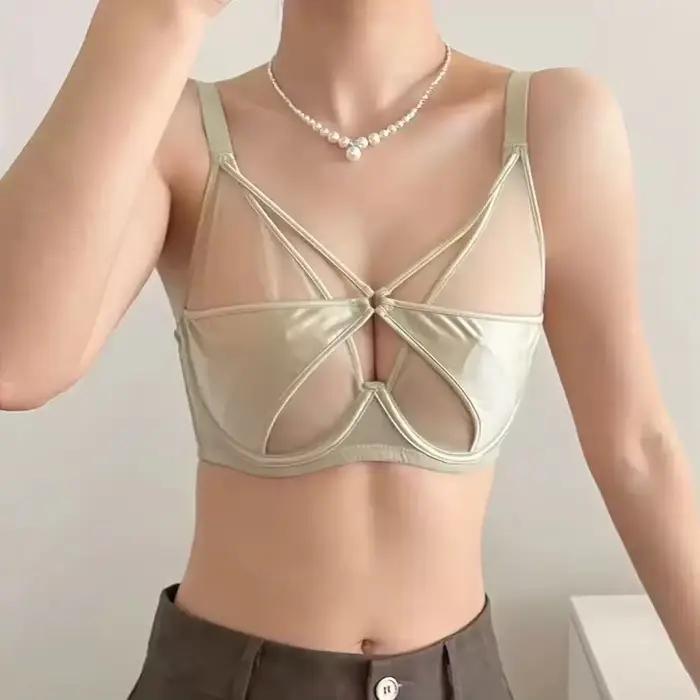 Ailan Centroie Français Sexy Pure Sous-Vêtements Confortables Gros seins