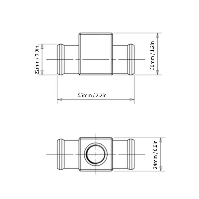 Thermostat de température de l'eau, radiateur, ventilateur de liquide de refroidissement, capteur de température pour moto, ATV, véhicule tout-terrain
