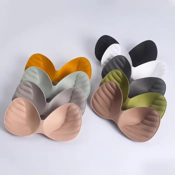 Coussinets de soutien-gorge en éponge épaisse, une pièce, Invisible, rembourré, Push-Up, poitrine amovible, Inserts, bonnets pour maillot de bain, Bikini