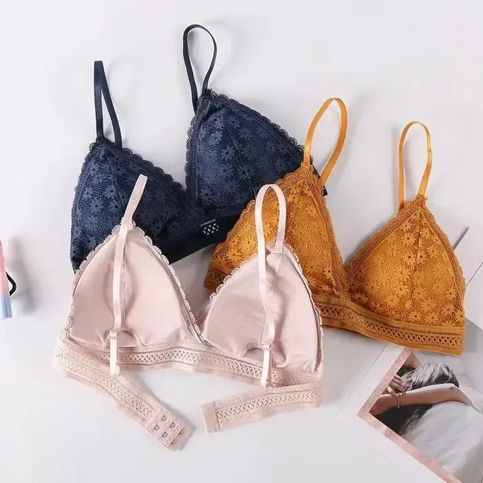 Soutien-gorge sexy en dentelle florale pour femmes