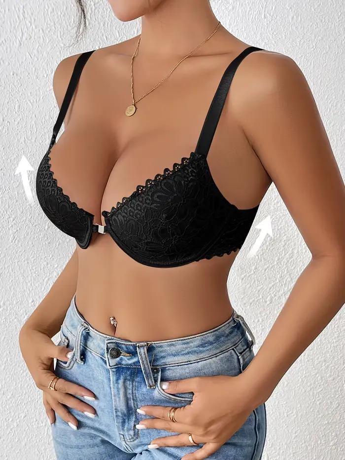 Soutien-gorge push-up en dentelle élégant pour femmes