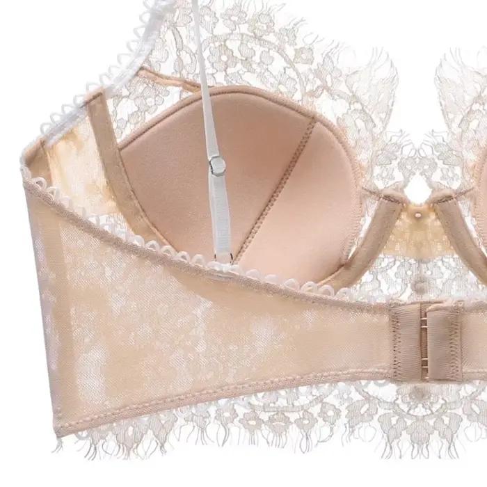 Soutien-gorge français ultra fin en dentelle pour femme