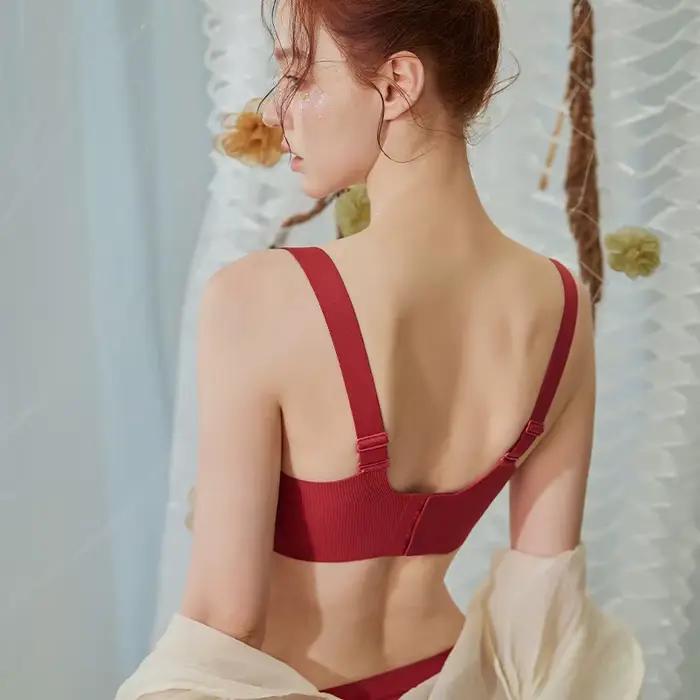 Soutien-gorge amincissant sans anneaux en acier pour femme