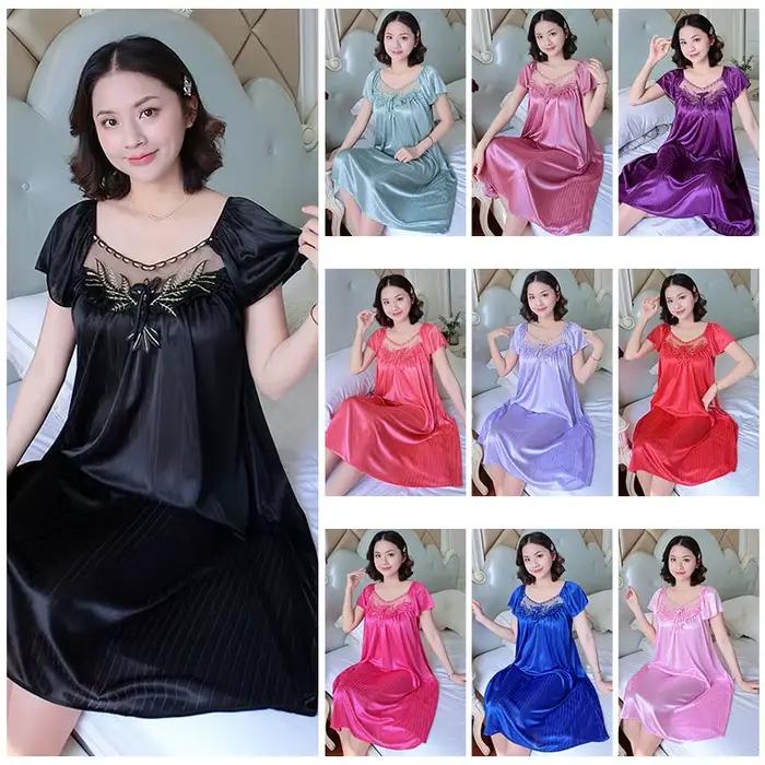 Chemise de nuit femme vêtements de détente dames chemises
