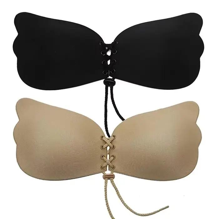 Soutien-gorge invisible sans bretelles en silicone pour femme