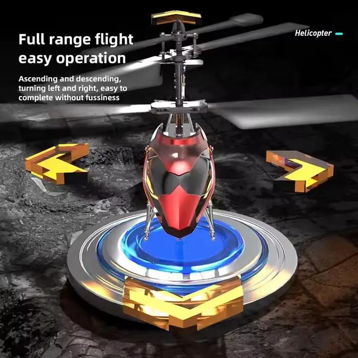 Hélicoptère RC 3.5CH pour garçon avec lumière, résistant aux chutes, XK913, hélicoptère télécommandé, avion, jouet volant d'intérieur, cadeau
