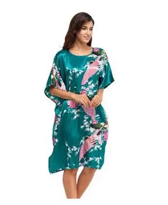 Uefezo – Robe de nuit en Satin et dentelle pour femmes