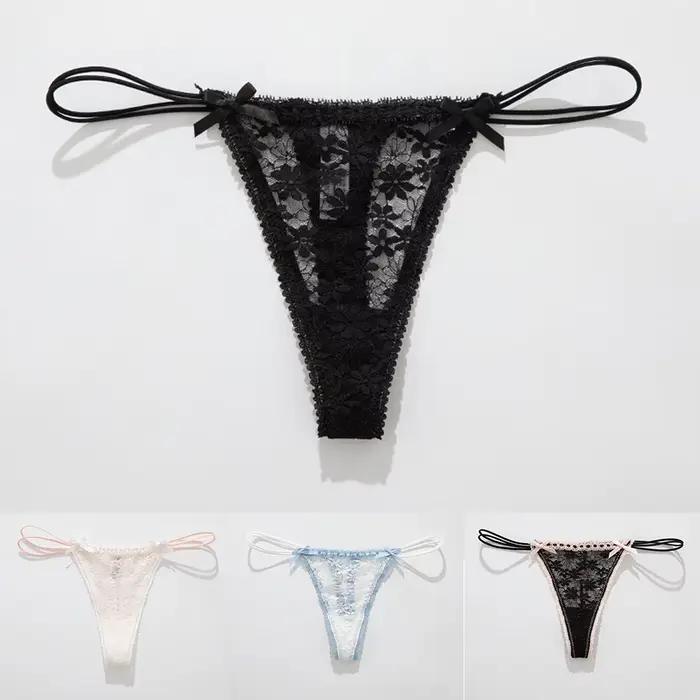 Culotte taille basse en dentelle pour femmes