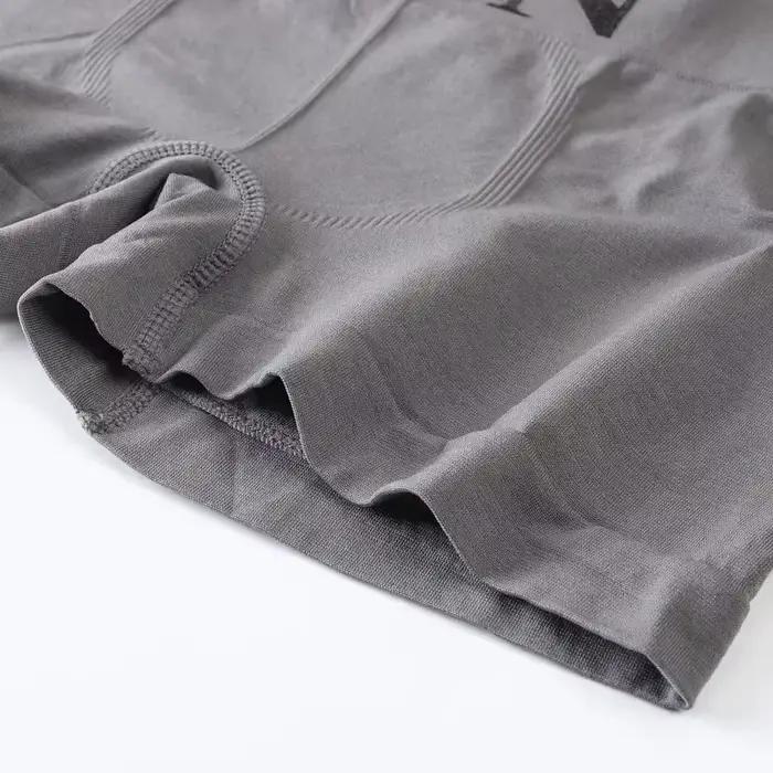 5 pièces Style mince hommes haute élastique couleur unie confortable Boxer slips culottes respirant collants