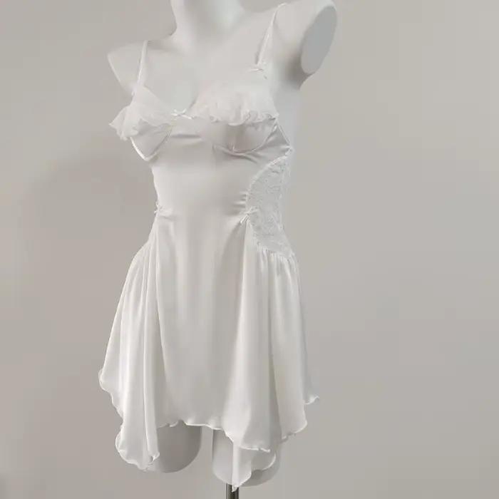 Light Bue chemises de nuit 2025 nouveau pyjama Sexy