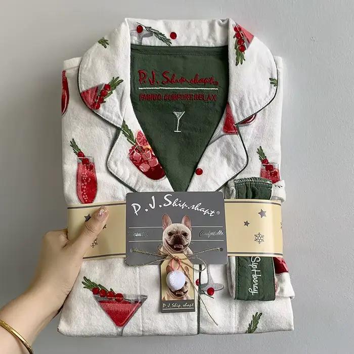 Ensemble pyjama 100% coton pour femme