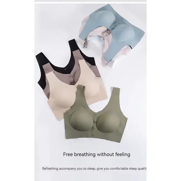 Soutien-gorge ultra-fin respirant à ouverture frontale pour femme
