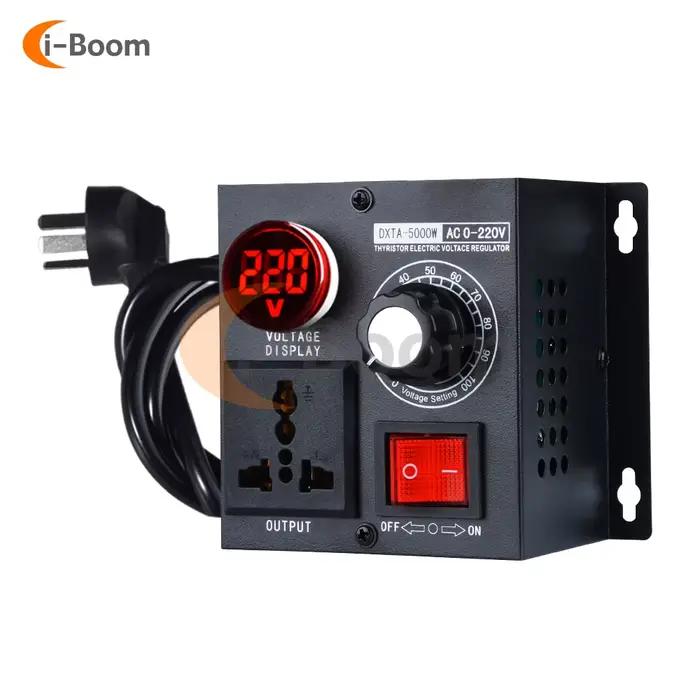 Sotchi-Contrôleur de vitesse électronique PWM, Tension de transistor haute puissance, Gradateur, AC 110V, 220V, 5000W