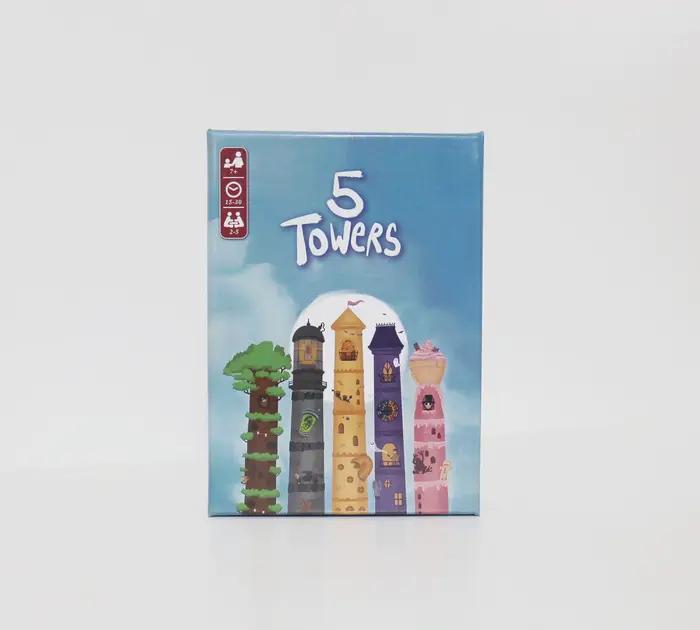 Jeu de société 5 tours pour 2 à 6 joueurs, jeu de cartes rapide, jeu de stratégie amusant