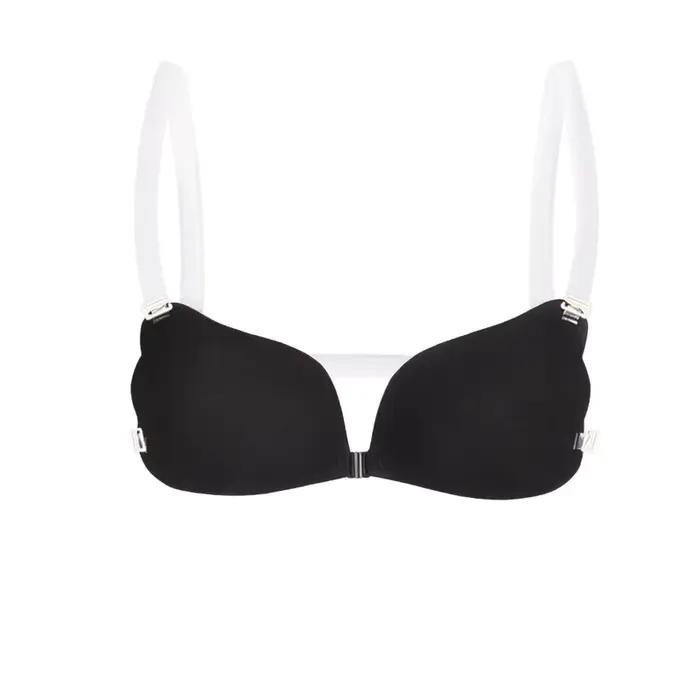 Soutien-gorge Push-Up Invisible en Silicone pour Femme, Lingerie Sexy et Respirante, Dos aux, Magique, pour Mariage