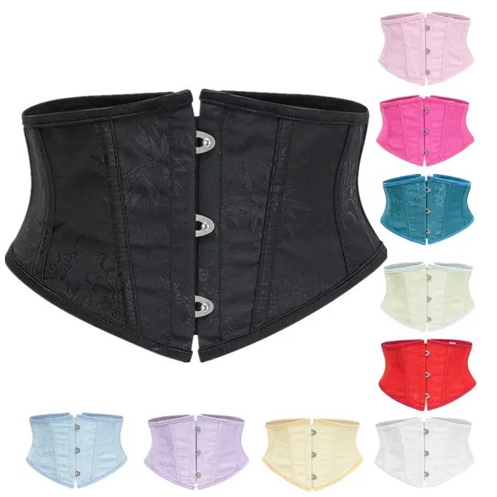 Corsets sous le buste en Jacquard Vintage pour femmes