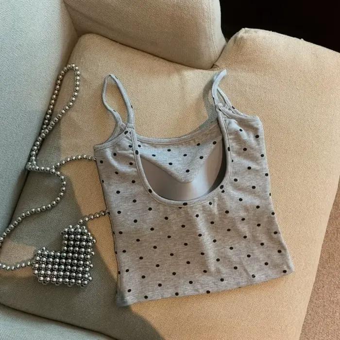 Nouveau débardeur camisole dos en U pour femme