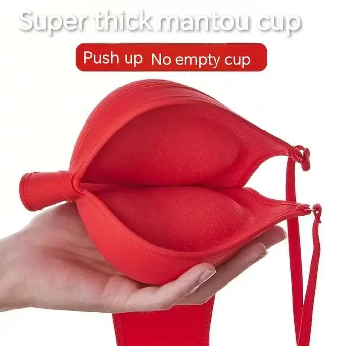 (Soutiens-gorge pour petits seins et pechos plats) Lingerie Ultra-épaisse de 10cm pour femmes sans couture Push Up