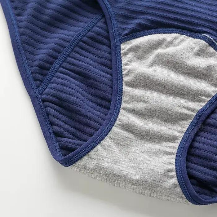 Femmes culottes menstruelles grande taille étanche période physiologique caleçon respirant maille absorbant sous-vêtements filles slips