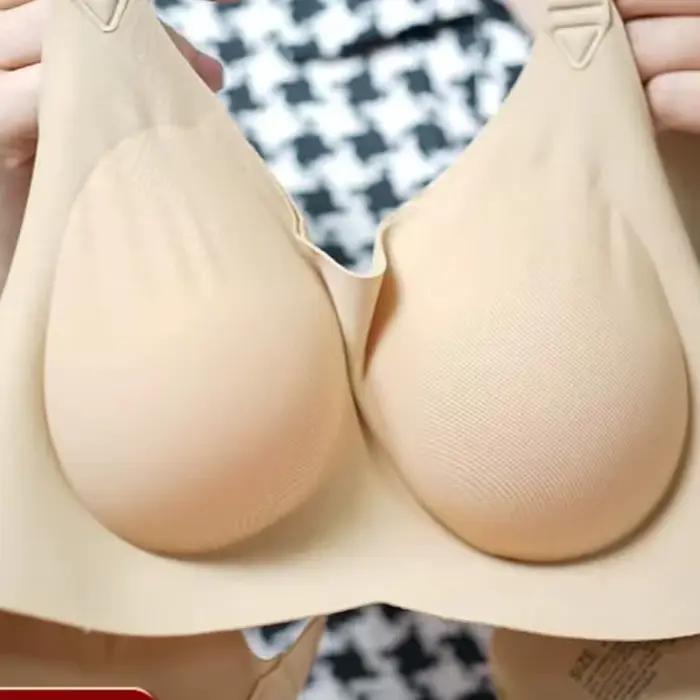 Soutien-gorge une pièce sexy pour femme avec faux seins