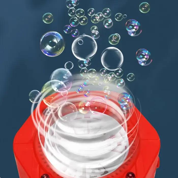 Nouvelle Machine à bulles automatique pour feu d'artifice, soufflant des bulles colorées avec musique dynamique, jouet à bulles lumineuses pour enfants, cadeau de fête de noël
