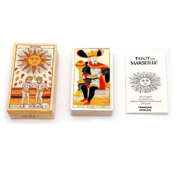 2025 Nouveau Tarot de Marseille de Conver 78 Lames livret français 78 cartes du Tarot de Marseille publié