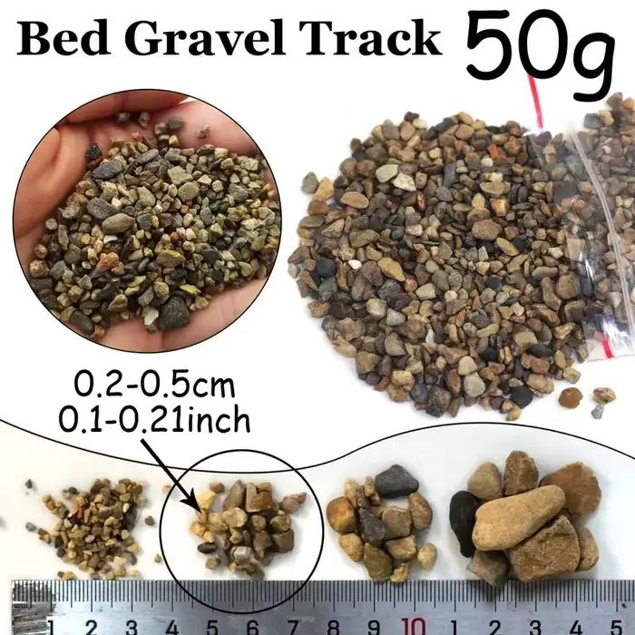 Gravier ferroviaire modèle 50 g/sac, pour Micro paysage, aménagement de Table de sable, Train, jeu de guerre, bricolage extérieur, matériaux scéniques miniatures