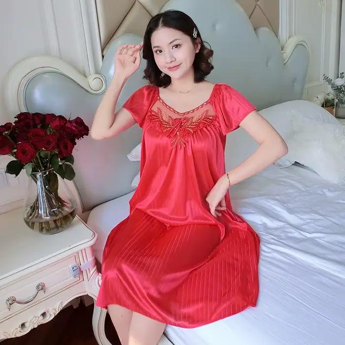 Chemise de nuit femme vêtements de détente dames chemises