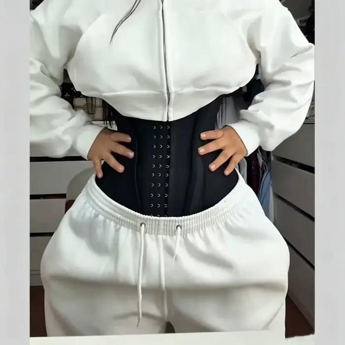 Gaine amincissante ventre plat avec fermeture éclair frontale, style colombien, taille XS, pour un maintien et un effet sculptant optimal